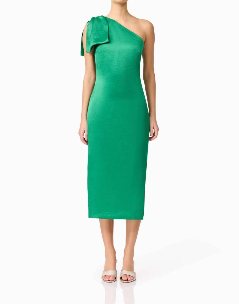 NEW ELLIATT ameera midi dress in green